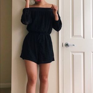 HOLLISTER navy romper!